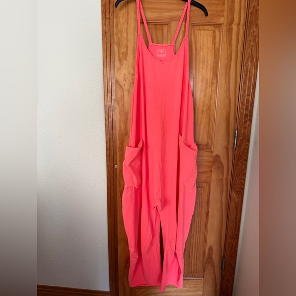 NWT Free People Hotshot Onesie Hot Watermelon Size XL - Picture 2 of 7